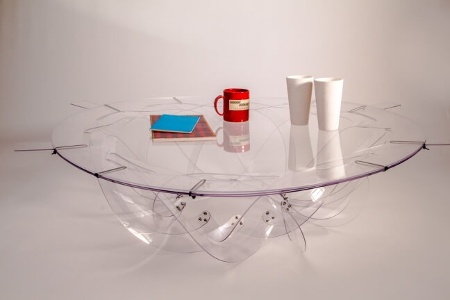 image of pop up coffee table