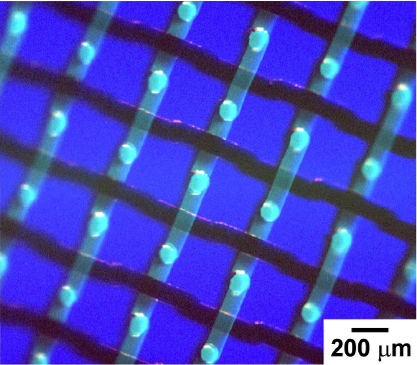 Three-dimensional networks of fluid channels in PDMS