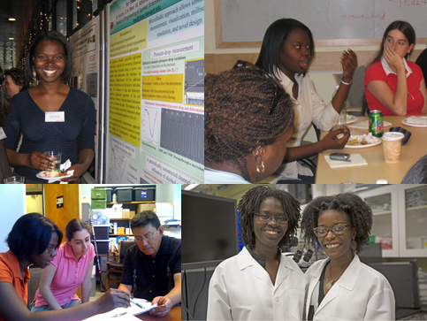 Renita Horton (MRSEC REU05, PhD 14) featured participating in MRSEC programs with participants.