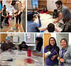 K-12 students engaging in Soft Robotics Workshops