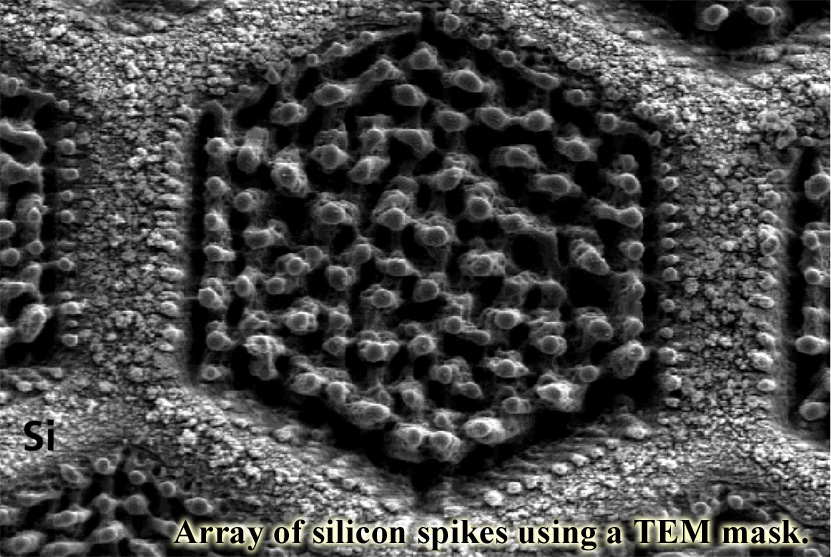 Novel Laser Patterning of Silicon Surfaces
