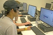 image of a rising sophomore at Hopi High School on northern Arizona's Hopi Indian Reservation.